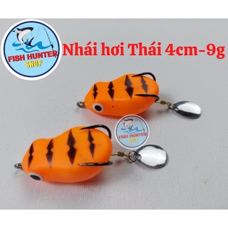 Mồi nhái hơi Thái câu cá lóc 4cm-9g/ Mồi nhái giả câu lure