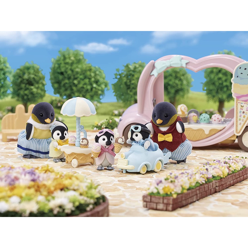 MỚI Đồ Chơi Sylvanian Families Gia Đình Chim Cánh Cụt Penguin Family