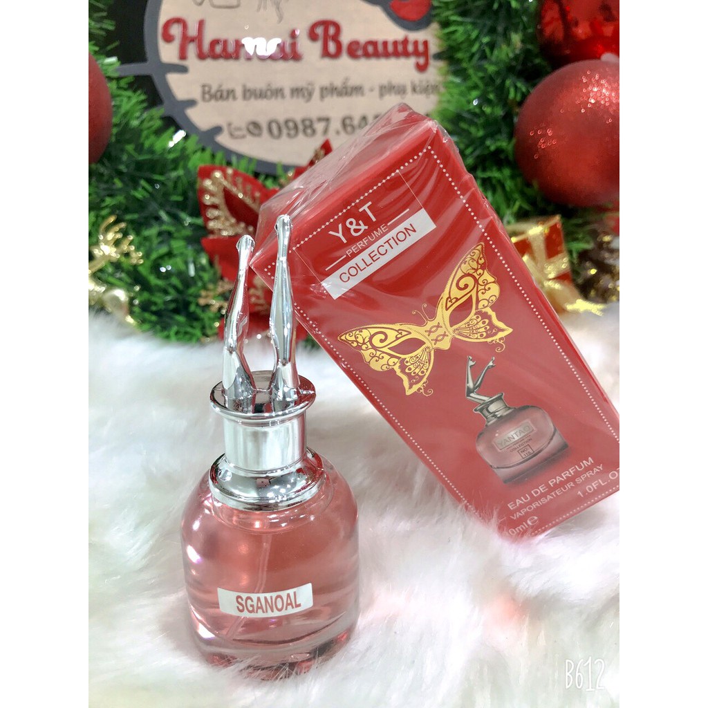 Nước hoa 2 chân mẫu mới YANTAO hộp đỏ