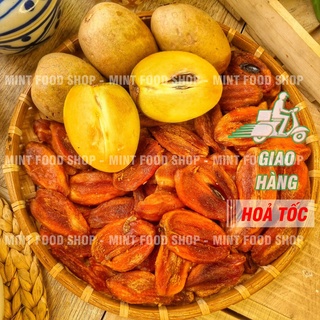 Sapoche hồng xiêm sấy dẻo không đường - lon 500gram $ lon 300gr