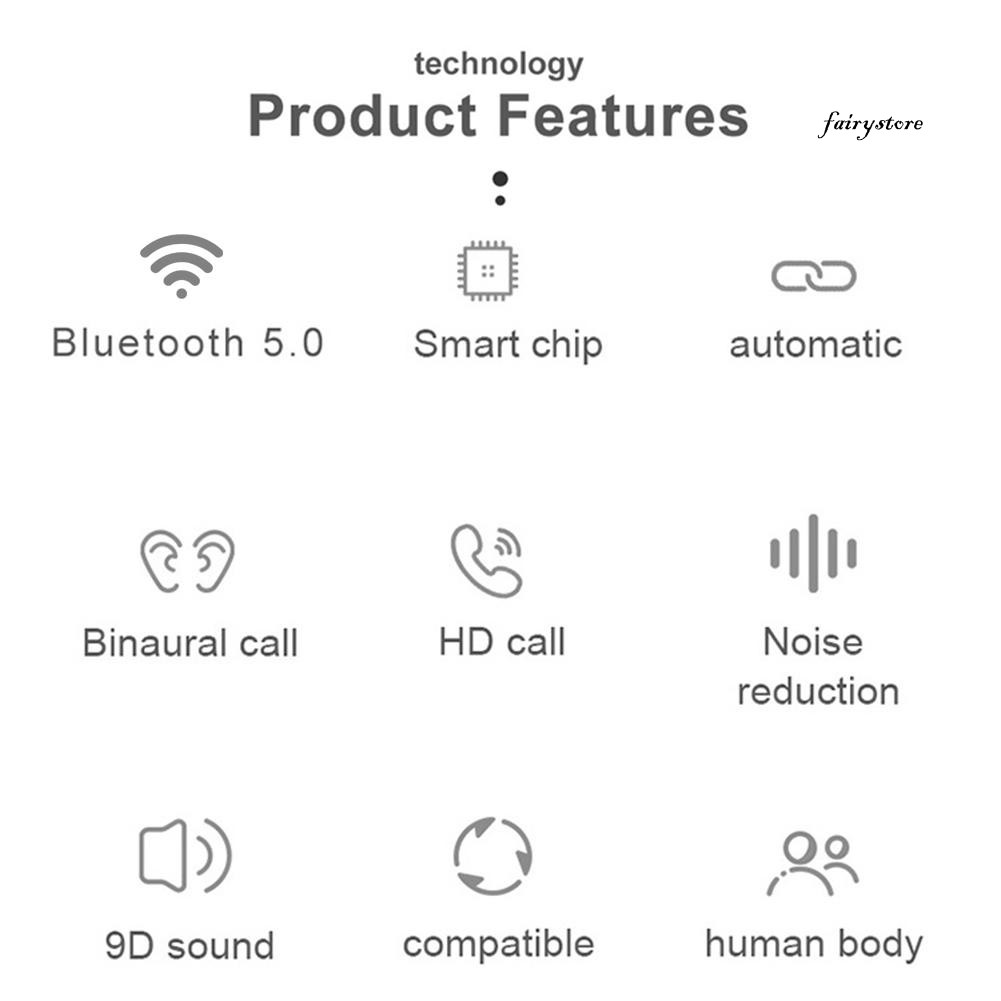 Tai Nghe Nhét Tai Bluetooth 5.0 Không Dây Fs + L21 Tws Cho Ios Android