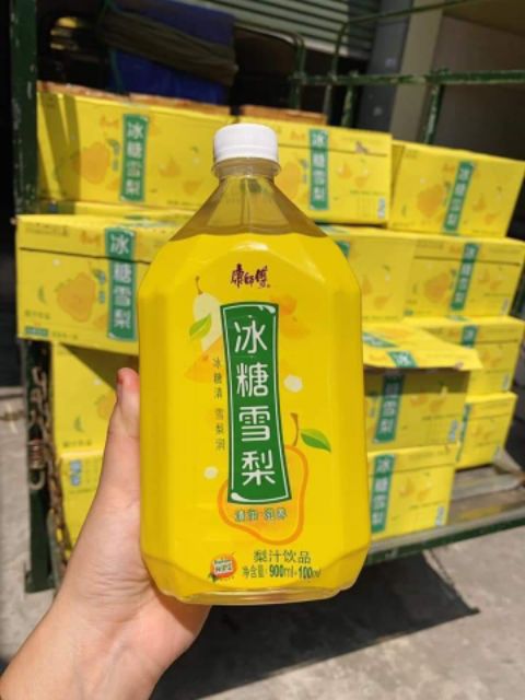 Nước lê chưng đường phèn chai 1000ml.