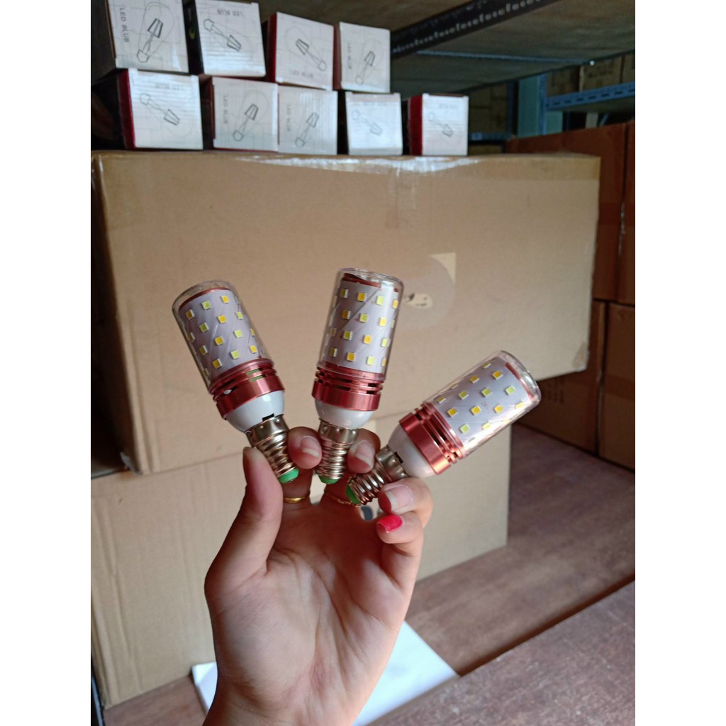 Đèn led trái bắp 12w 3 chế độ trắng - vàng - trung tính chuôi E14, E27 | BigBuy360 - bigbuy360.vn