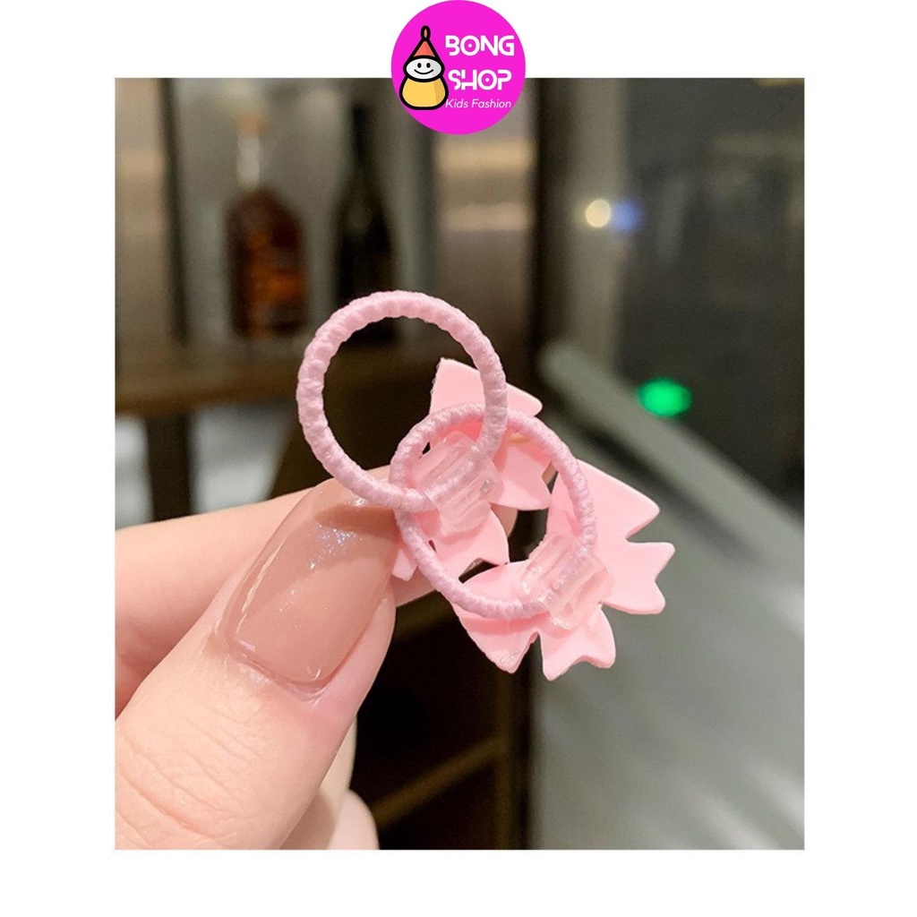 Set 40 dây cột tóc hình hoa trái dễ thương cho bé