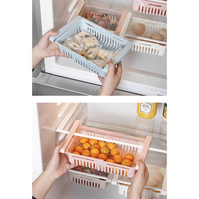 Khay tủ lạnh🌸FREESHIP🌸Rổ để tủ lạnh tiện ích thông minh (Tuyển Sỉ)
