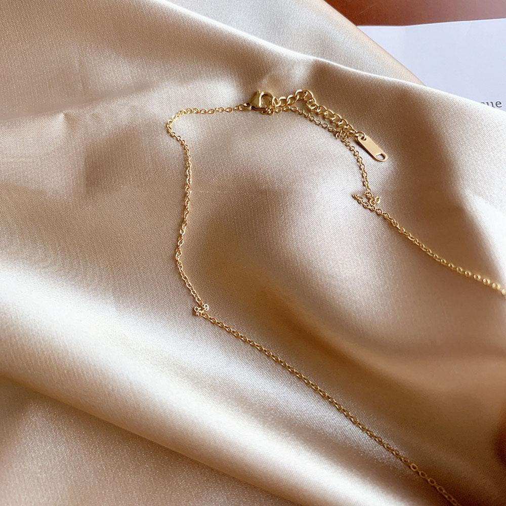 Vòng cổ Thép Titan Không Gỉ Mặt Hình Gấu Dễ Thương Cho Nữ