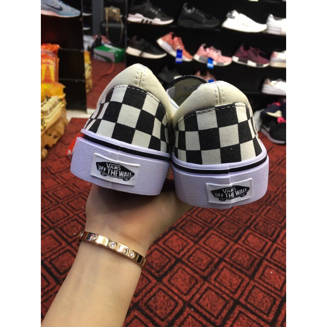 Giày sneaker old skool lười caro (,video kèm ảnh thật ) | BigBuy360 - bigbuy360.vn