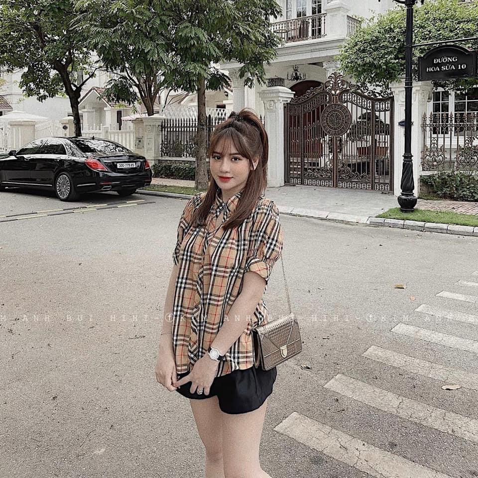 so mi tay phồng kẻ sọc shop sun soc | BigBuy360 - bigbuy360.vn