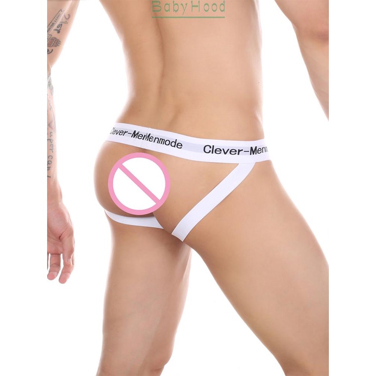 Men Sexy Wide Belt Mesh Pouch Thong G-String T-Back Open Hips Lingerie Underwear#BBHOOD