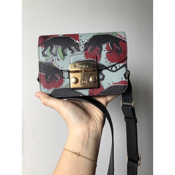 THANH LÝ TÚI FURLA LIMTED BẢN DÂY DA