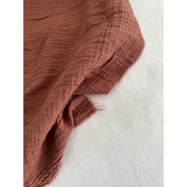 Vải xô muslin màu nâu