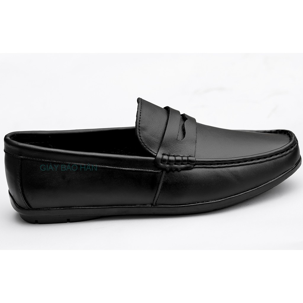 Giày Lười Da Nam Xuất Dư, Gót Mềm (Driver Shoes) - Da Bò, Mã GL066.