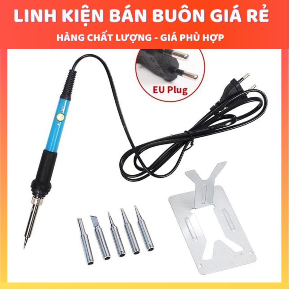 Bộ Máy Hàn Điều Chỉnh TQ936-60W 220V ( KÈM kệ hàn - Thiếc hàn xịn - 5 Mũi hàn )