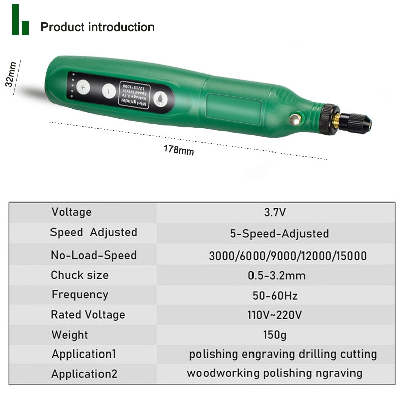 Máy mài điện HB-004 Máy mài bút Pen