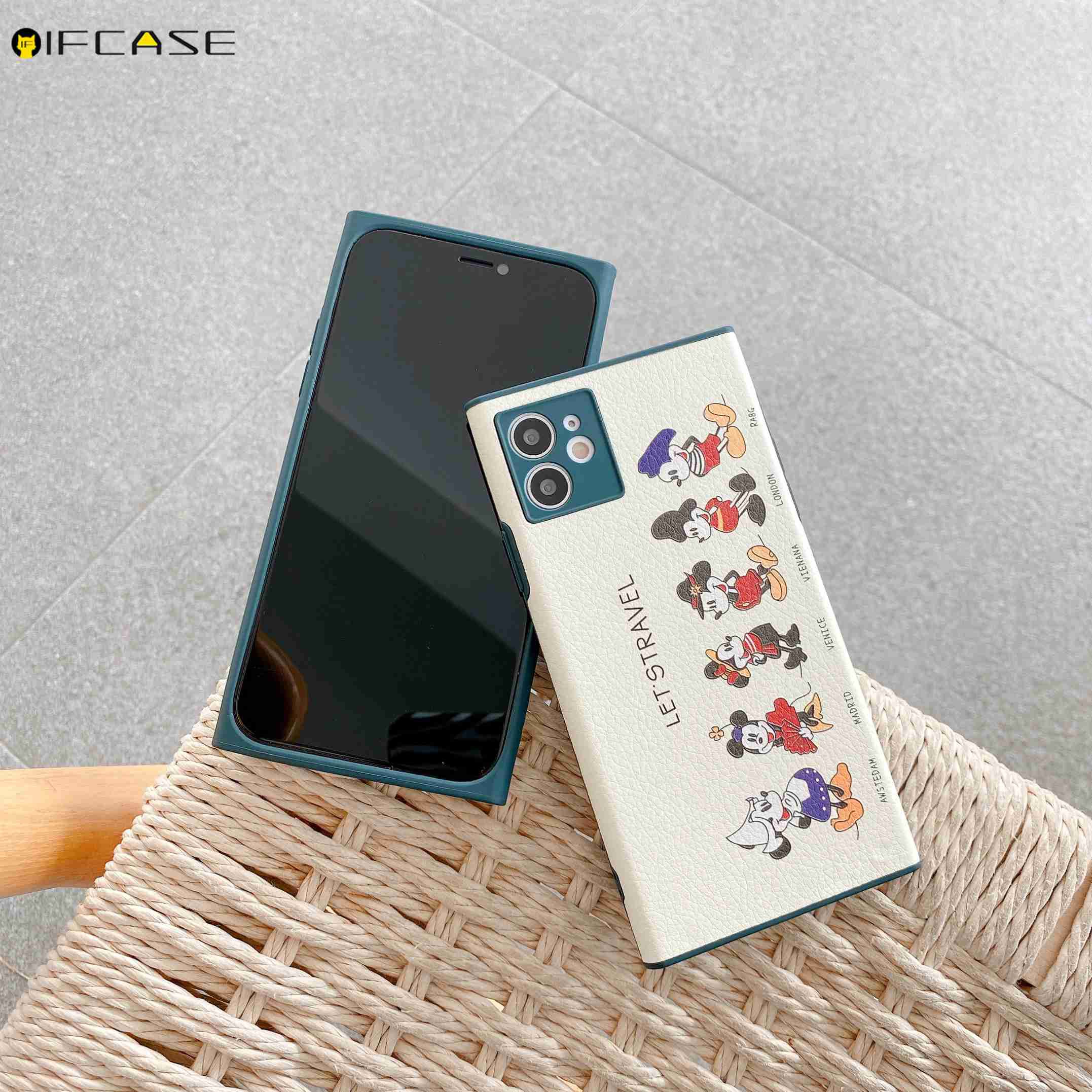 Ốp điện thoại TPU mềm in họa tiết chuột Mickey dễ thương cho iPhone 12 Mini Pro Max 11 Pro Max Xs Max Xr X 7 8 Plus | BigBuy360 - bigbuy360.vn