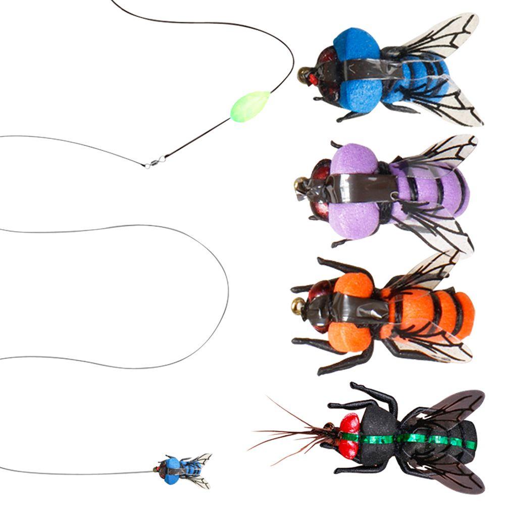 MUVAKO Set 2 Mồi Câu Cá Giả Hình Côn Trùng Thiết Kế Nhỏ Gọn Tiện Dụng