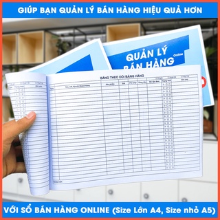 Sổ quản lý bán hàng / sổ bán hàng online / sổ nhập hàng a4 a5 - sổ tay giúp quản lý bán hàng hiệu quả hơn