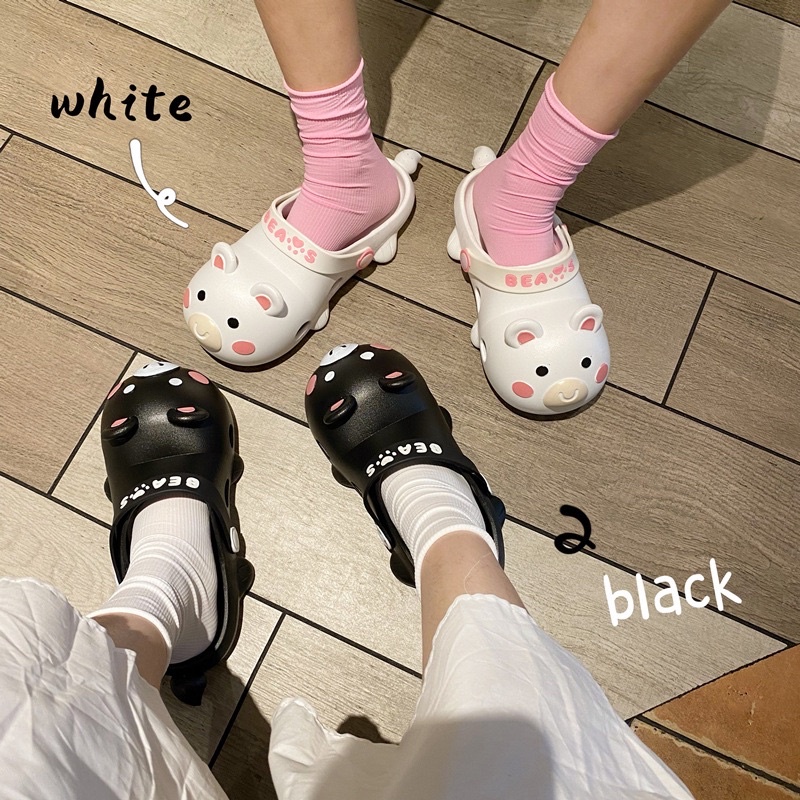 Dép sục đi trong nhà hình thú quai ngang dễ thương BINNIECUTE dạo phố, văn phòng, đi biển, du lịch