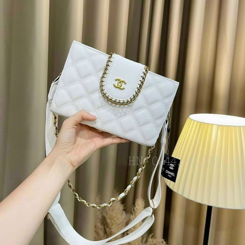 Túi Xách Đeo Chéo Nữ,  Túi Đeo Vai Nữ Giá Rẻ Đẹp Đi Chơi Phong Cách Thời Trang Hàn Quốc Đen Trắng M47