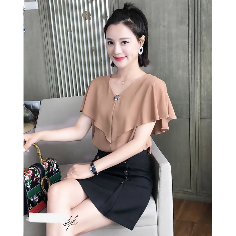 Áo Phối Nút Syndy