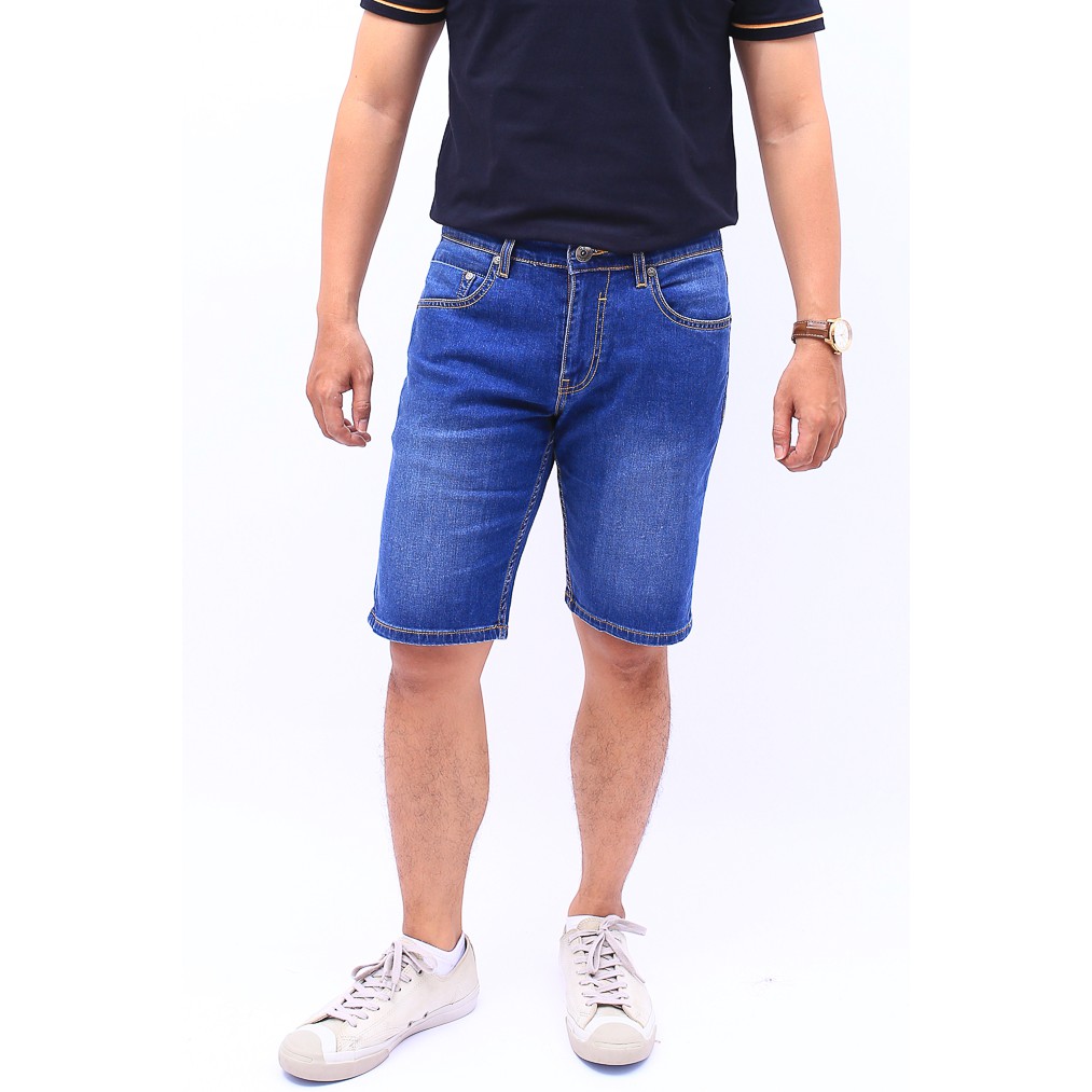 Fasamy Quần Jeans short nam Có Chất thun co giãn tốt FS022