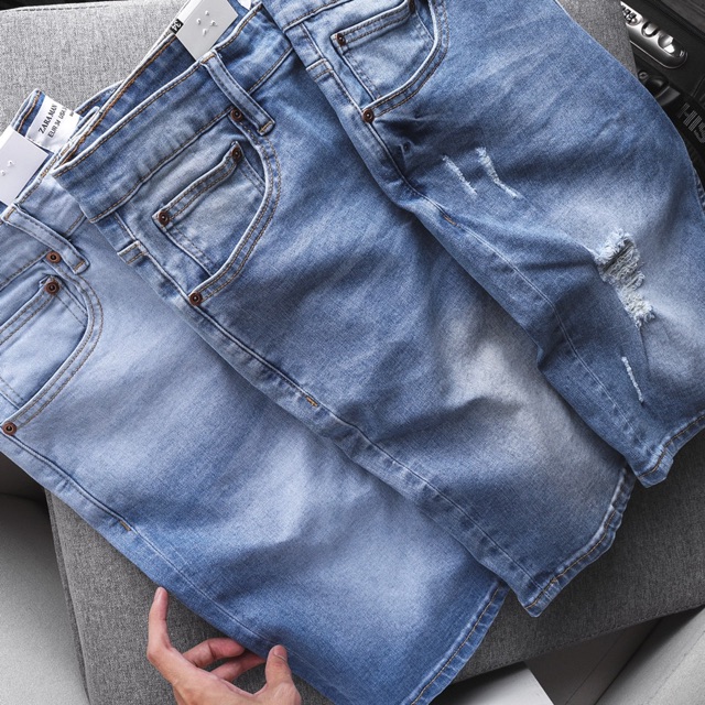 [34-40 size đại]Quần short nam size lớn VNXK - jean co giãn thời trang