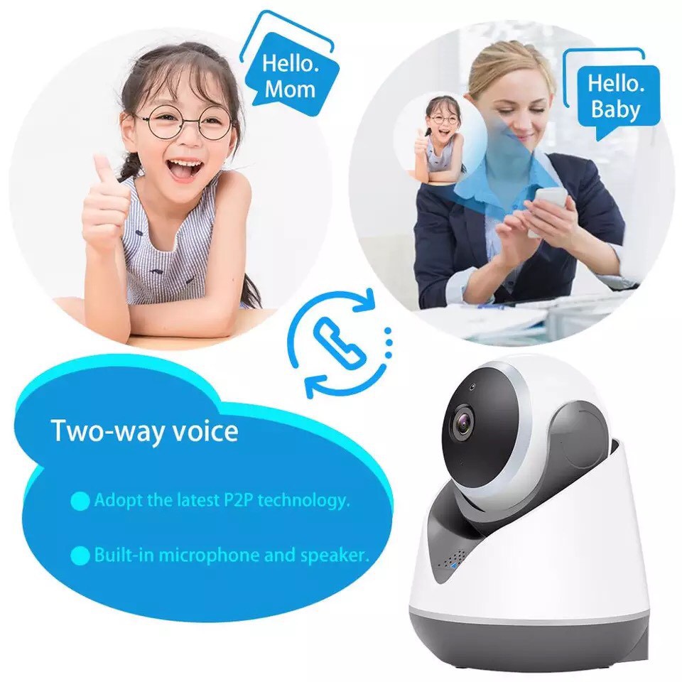 Camera WiFi Carecam 19Y300 3.0Mpx UHD Xoay 360° Cổng USB 4G - Thẻ Nhớ Chính Hãng | BigBuy360 - bigbuy360.vn