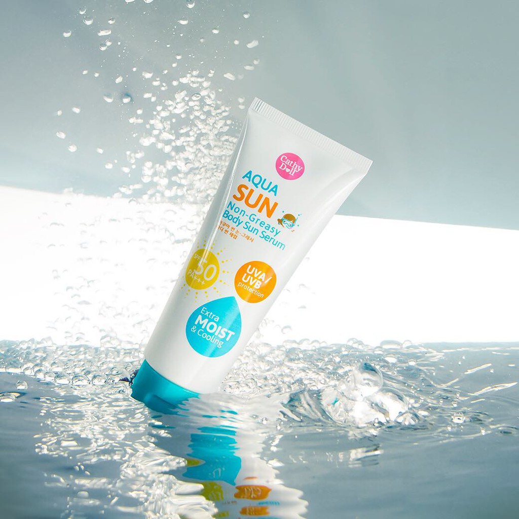 Kem Chống Nắng Cathy Doll Aqua Sun Không Thấm Nước Body Sun Serum 50ml