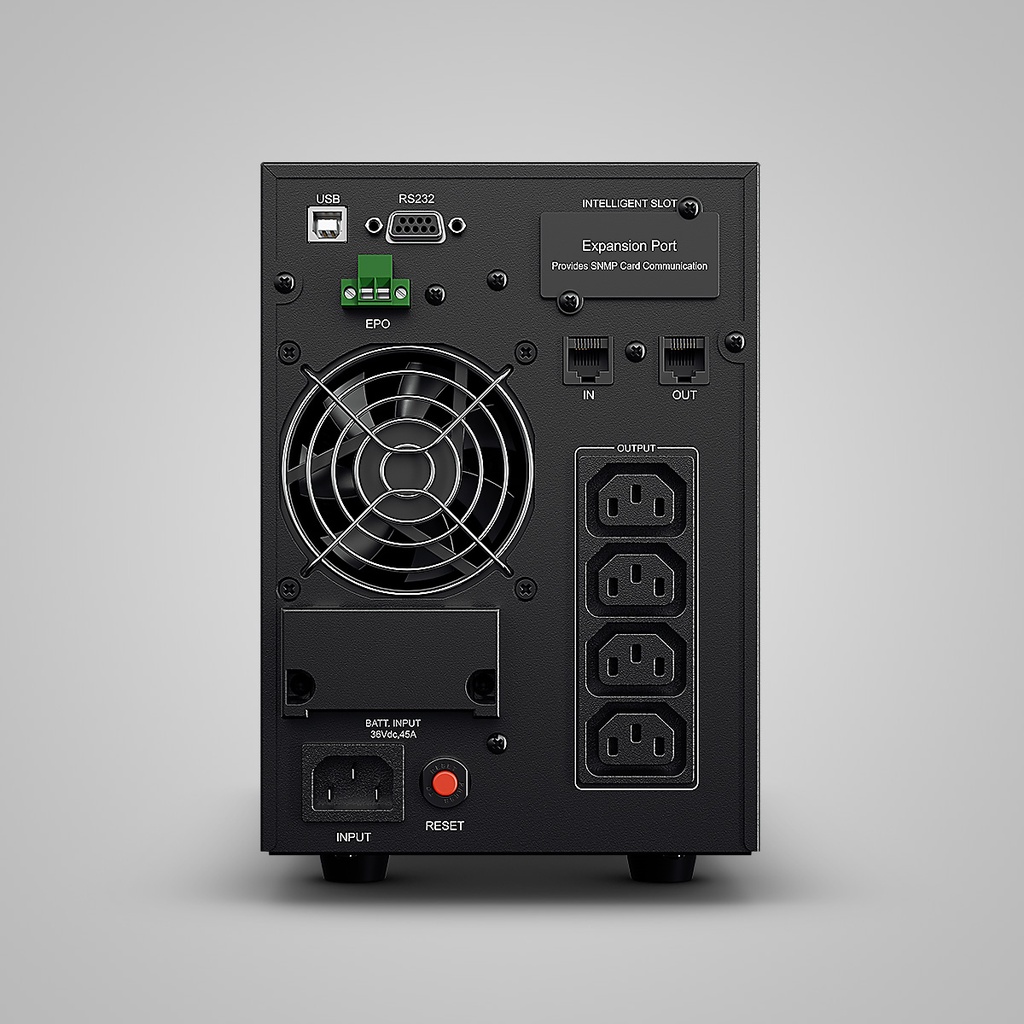 Bộ Lưu Điện UPS CyberPower OLS1500E dòng online sóng sine hoàn chỉnh 1500VA/1350W - Hàng Chính Hãng