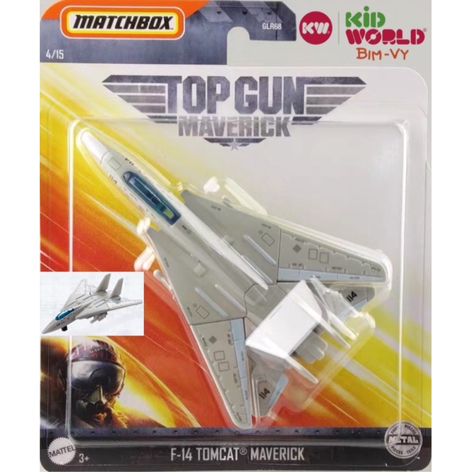 Máy bay mô hình Matchbox Series F-14 Tomcat Maverick GKT61.