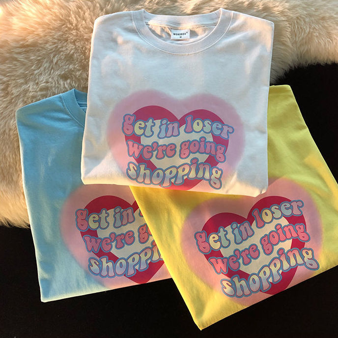 NRVP Áo thun ngắn tay dáng rộng phong cách Hàn Quốc thời trang 2021 dành cho nữ