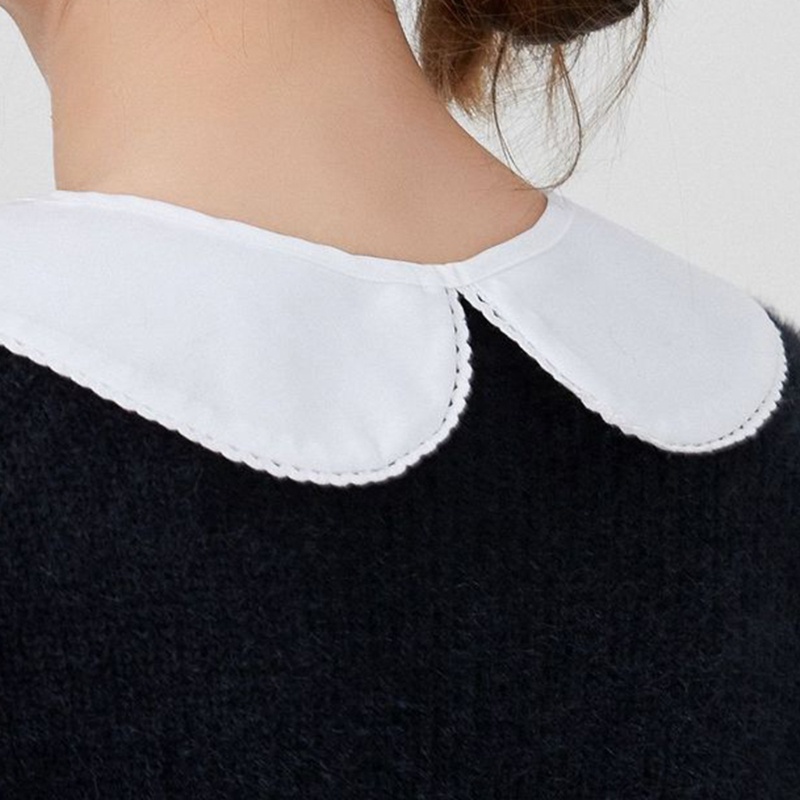 Vòng Cổ Choker Phối Ren Giả Có Thể Tháo Rời Phong Cách Pháp Thời Trang Cho Nữ