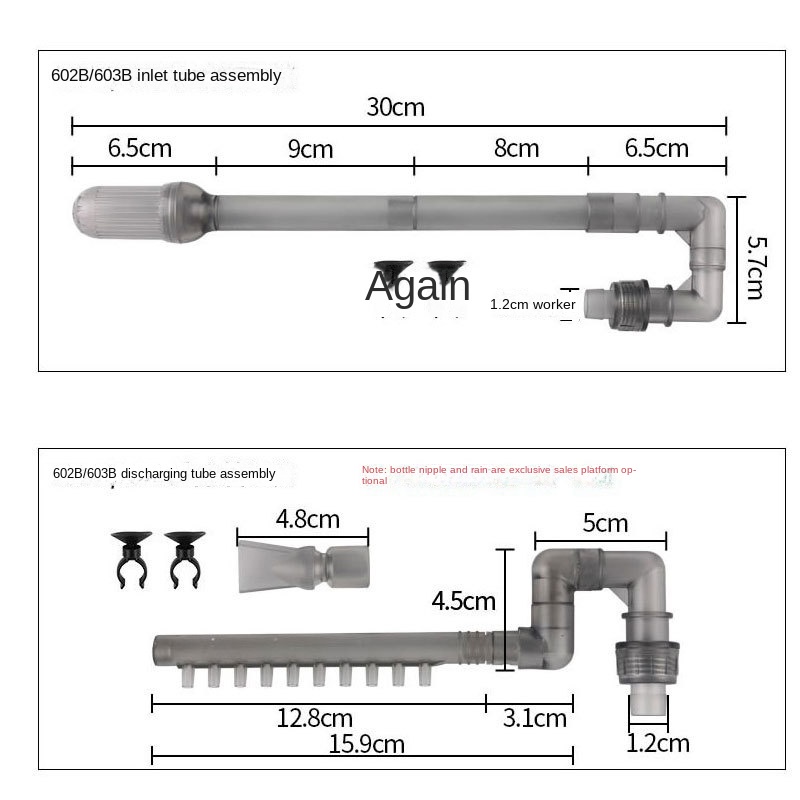 Xô Lọc Nước Trong Và Ngoài Bể Cá Nhỏ Vừa Và Lớn 3 Phút 4 Phút 6 Phút
