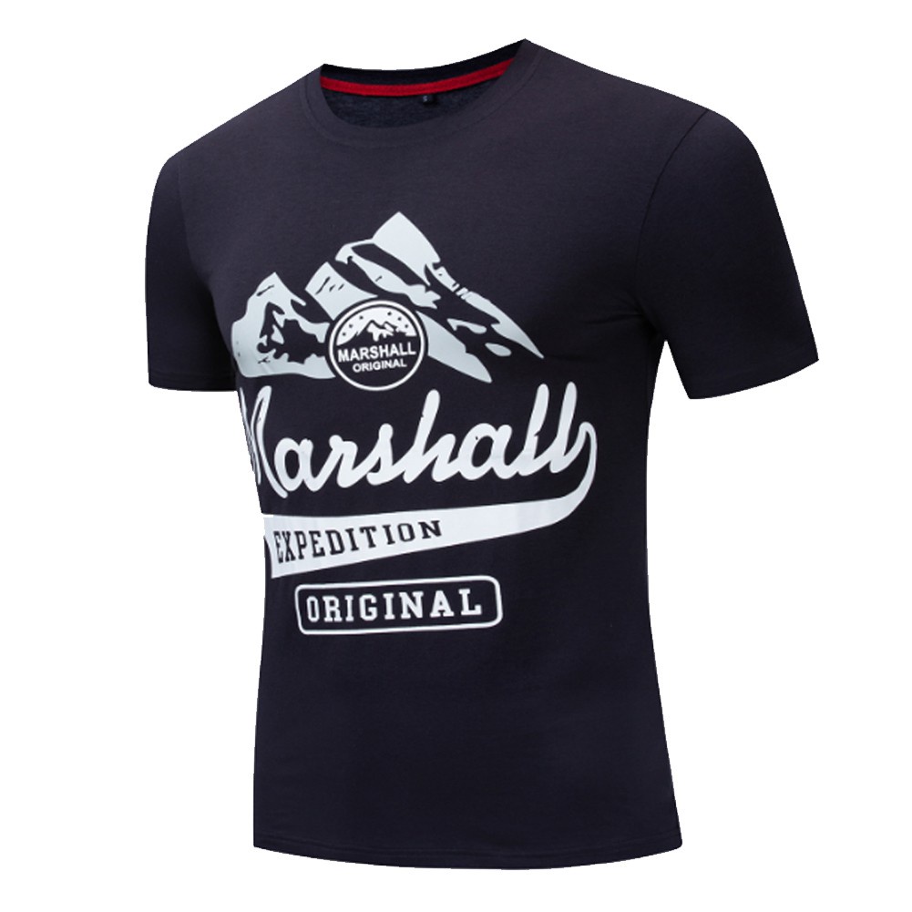 100% Cotton Snow Mountain Logo Marshall  Marshall Expedition Shirt