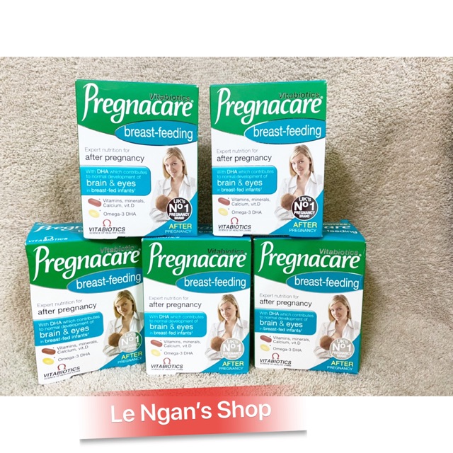 [Hàng Anh-UK] Vitabiotics Pregnacare Breastfeeding – Viên Uống Lợi Sữa Bổ Sung Vitamin Tổng Hợp Sau Sinh.