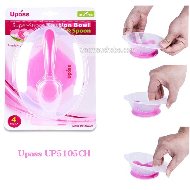 Bát chống đổ có nắp Upass