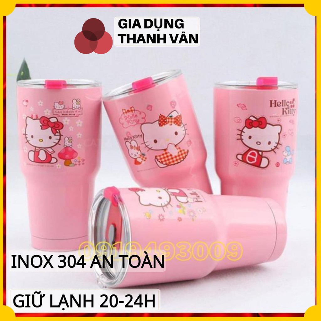 Bình giữ nhiệt, Ly giữ nhiệt Thái Lan 900ml tăng 1 túi, 2 ống hút, 1 cọ rửa inox 304