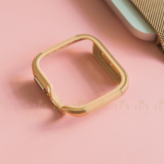 Ốp viền thép dành cho Apple Watch đồng hồ thông minh Series 1/2/3/4/5/6/SE size 38/40/42/44 mm