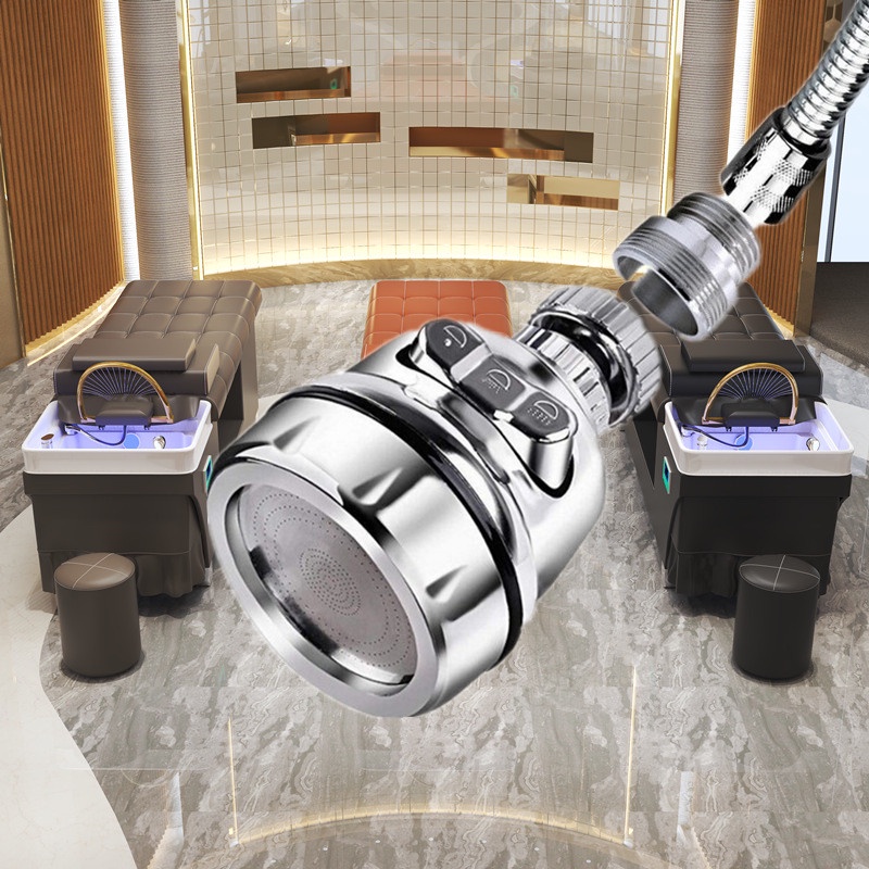 Bộ 3 sản phẩm vòi phun bàn gội đầu tiệm tăng áp, 3 chức năng tiết kiệm nước