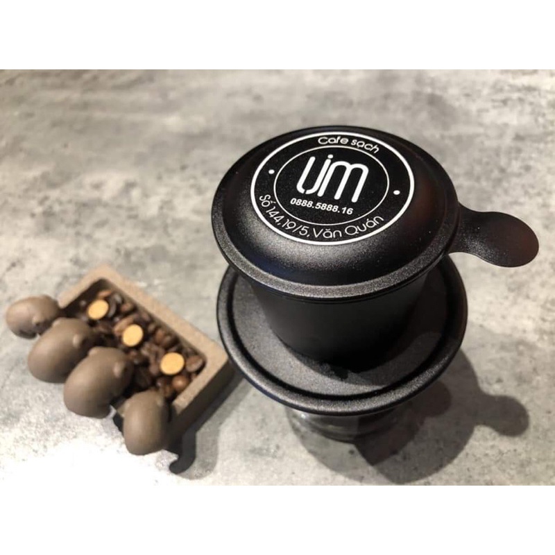 Phin cà phê màu đen,phin nhôm màu,phin pha cà phê màu anode,phin bền đẹp,phin nhôm cao cấp