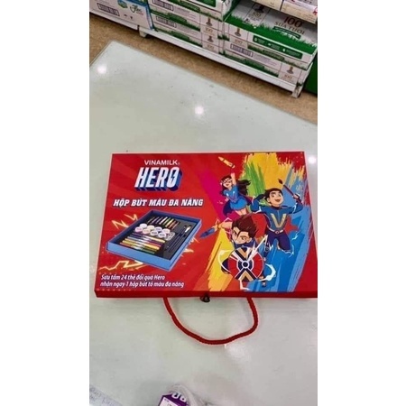 HỘP MÀU HERO HÀNG KM VINAMILK CHO BÉ