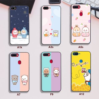 [HÀNG HOT] Ốp lưng điện thoại OPPO A1K A3S A12F1S F5 F7 A71 in hình đôi chibi SIÊU CUTE