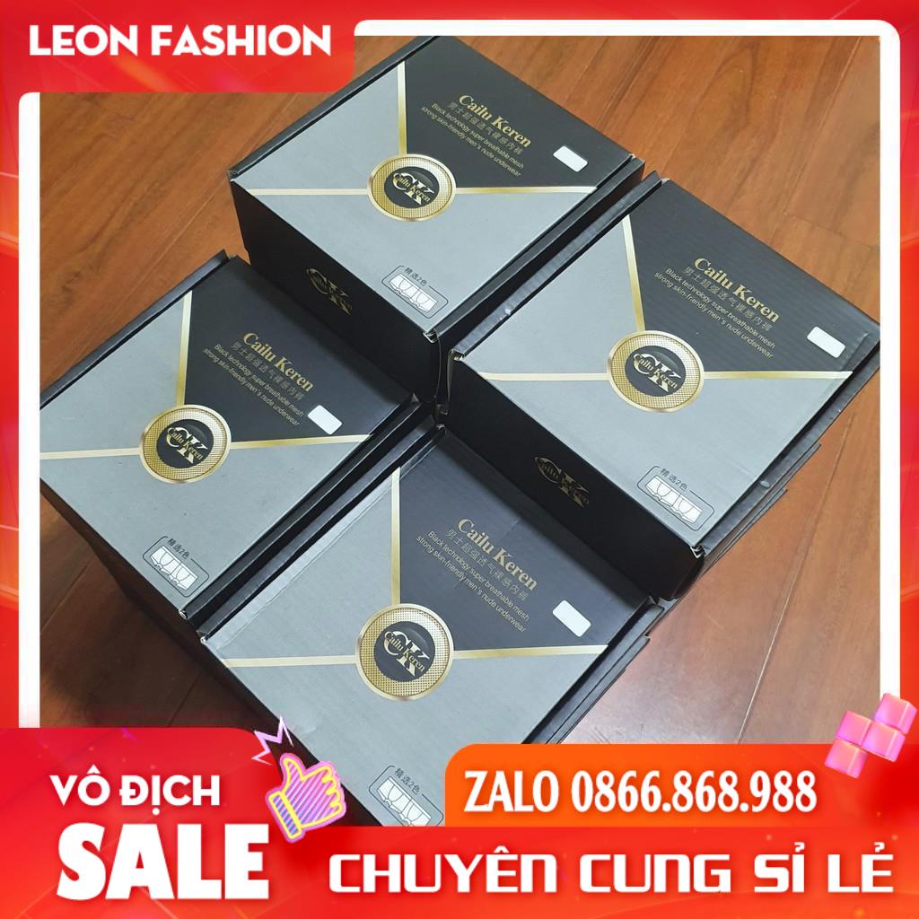 Quần Sịp Đùi Cailu Keren 🍌HỘP 2 CHIẾC 🍌Quần Lót Nam Free Size co giãn siêu tốt, mềm mượt không vết hằn, Hàng Chính Hãng