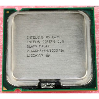 Bộ xử lý Intel® Core™2 Duo E6750 bóc máy cũ TCVIET