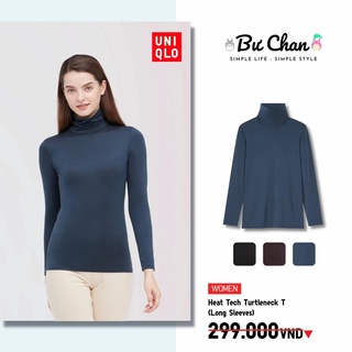 Áo giữ nhiệt UNIQLO Nữ Heat Tech Turtleneck CỔ CAO UNIQLO Nhật Chính Hãng