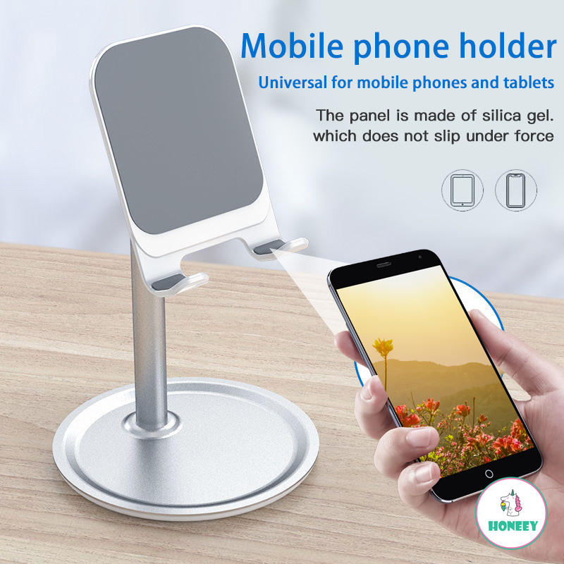 Phone Holder Desktop Metal Adjustable Stand Holder Support Bracket for iPhone Smartphone iPad Universal Accessories