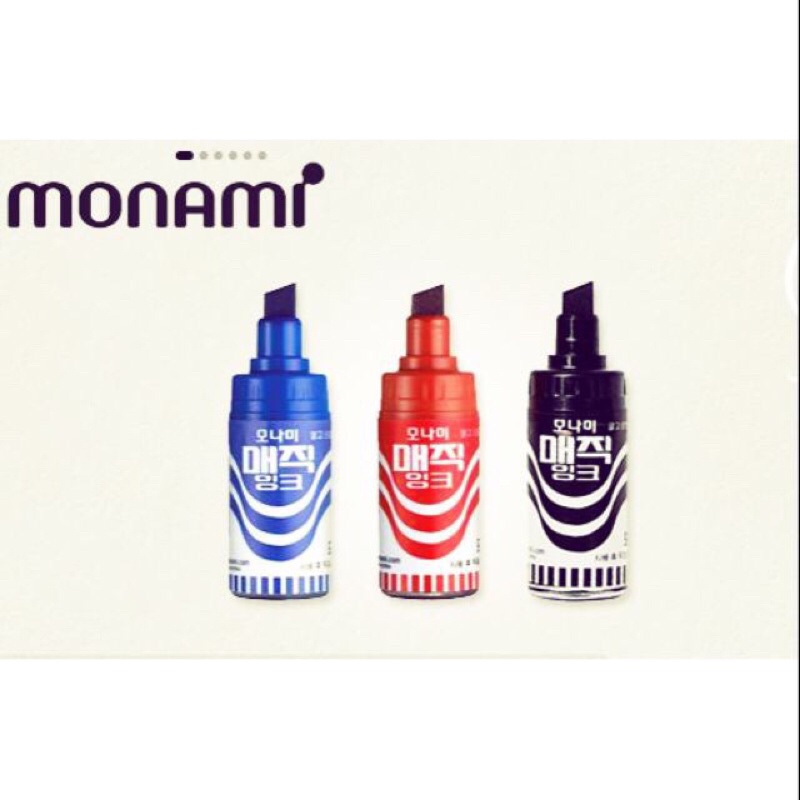 Mực Hàn Quốc MONAMI OIL MAGIC INK / BÚT LÔNG DẦU/ 모나미 유성매직