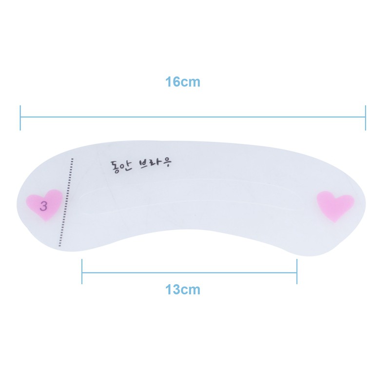 (Hàng Mới Về) Set 6 Khuôn Kẻ Lông Mày Trang Điểm Tiện Dụng | BigBuy360 - bigbuy360.vn