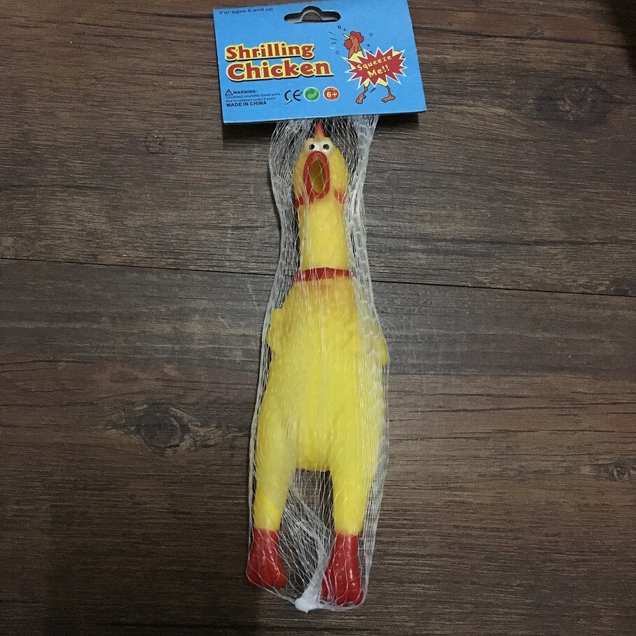 [BẢN LỚN 30cm] Gà Đồ Chơi Cho Thú Cưng Gặm Đồ Chơi Trẻ Em Gà Hoảng Hốt Kêu La