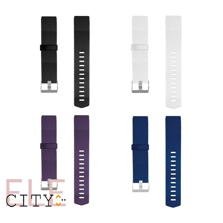 Dây Đeo Đồng Hồ Tpu Mềm 16ele Cho Fitbit Charge 2